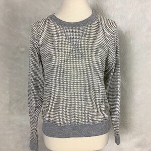 Nation LTD Gray Cotton Blend Seville Sweatshirt Sweater S